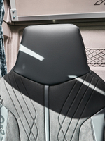 Чехлы Люкс MAN TGX до 2021 года (экокожа, черный, черная вставка)