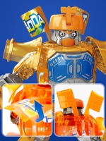 Робот трансформер бутылка 2 в 1 красный кока кола