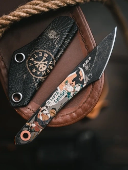 Нож NC Custom KOI (Остров сокровищ LE, BSW, Black)