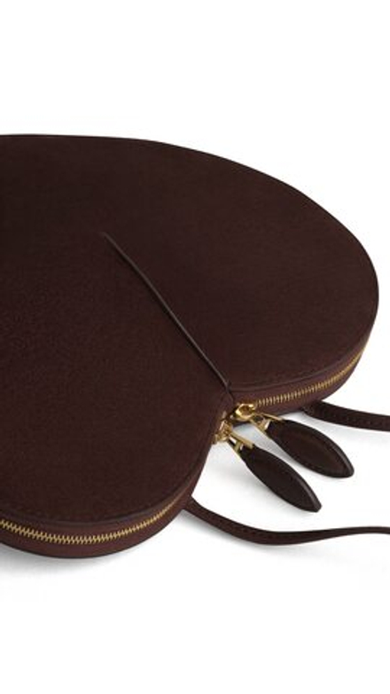 ALAÏA СУМКА LE CŒUR, КОРИЧНЕВЫЙ