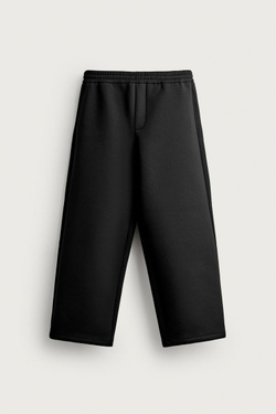 ZARA ДЖОГГЕРЫ RELAXED FIT ИЗ ВЫСОКОТЕХНОЛОГИЧНОЙ ТКАНИ, ЧЕРНЫЙ