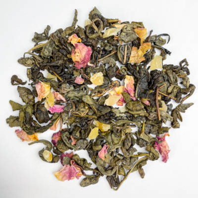 Зеленый чай BERRY-TEA "Персиковый" | 18гр под стакан | Эконом