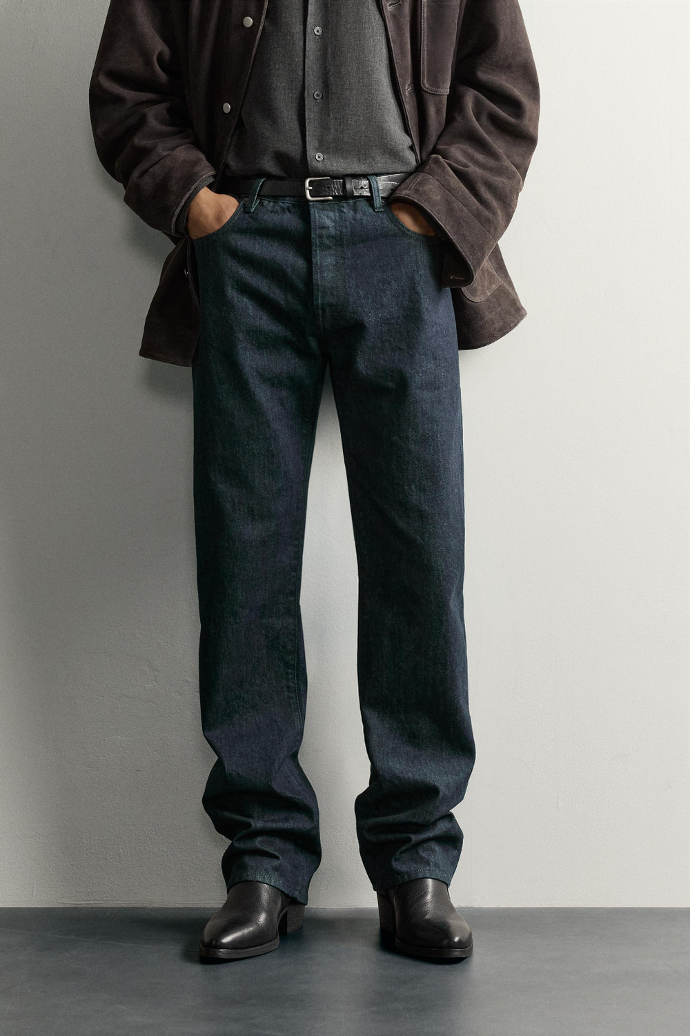 ДЖИНСЫ SLIM STRAIGHT FIT С НИЗКОЙ ПОСАДКОЙ — ZARA
