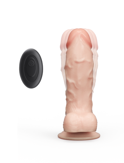 Вибромассажёр неоскин с пультом ДУ в коробке Lovetoy 024743ru