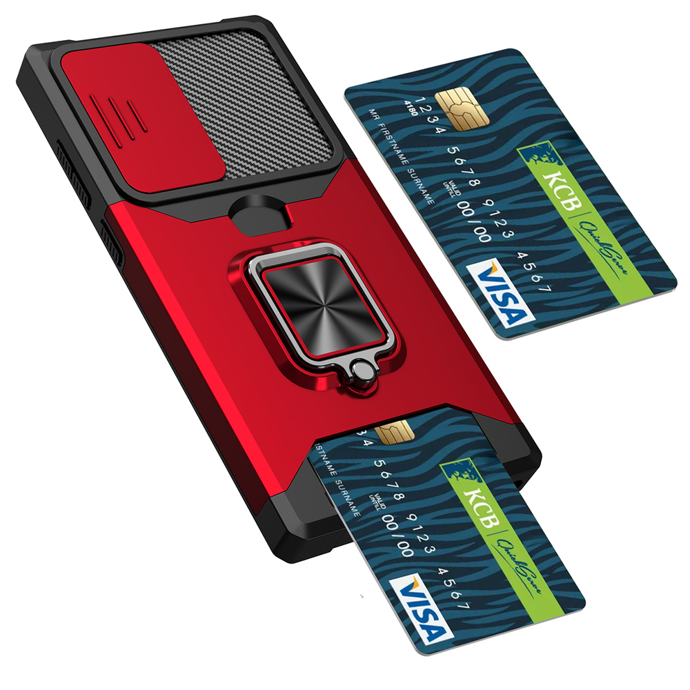 Противоударный чехол Сard Reader Case для Samsung Galaxy S22 Ultra
