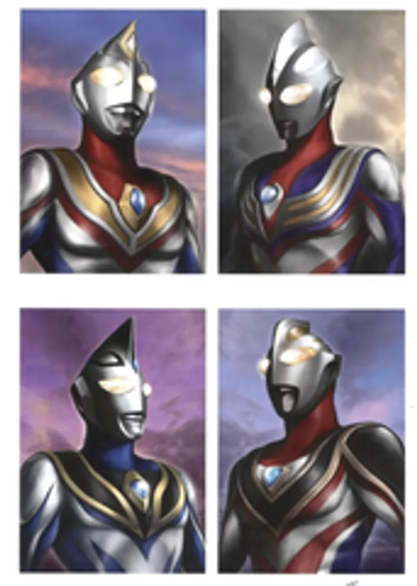 Артбук Hiroshi Maruyama Design Works: Memories of Light — Ultraman Tiga, Dyna & Gaia (на китайском языке)