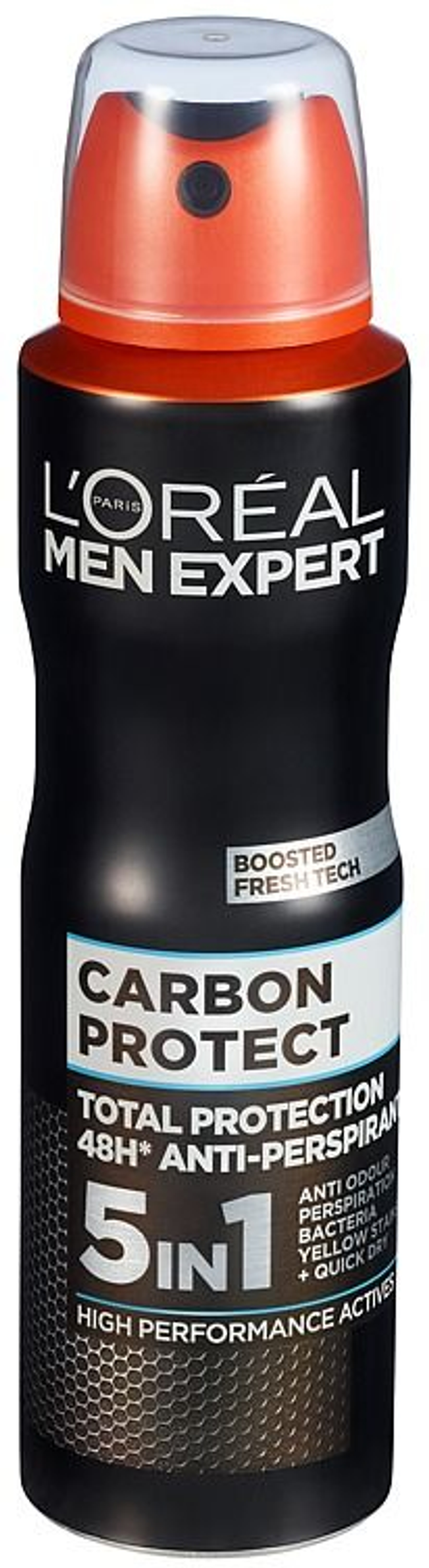 Антиперспирант-спрей мужской Carbon Protect 5в1 Men Expert, 48H, 150 мл (Франция)