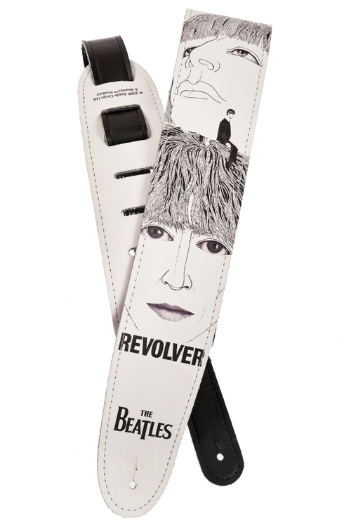 D`Addario 25LB04 гитарный ремень Beatles Strap Collection "Revolver", 64 мм, искусственная кожа