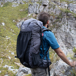 Рюкзак туристический Naturehike, 60л+5л, серый (NH19BP095)