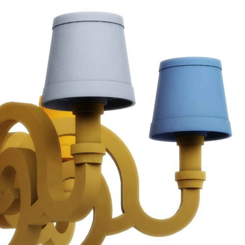 люстра Paper Chandelier L Patchwork By Studio Job, from Moooi