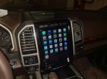 Магнитола для Ford F-150 2015-2020 (кондиционер, без SYNC) - Kuberg M вертикальный экран 13.6" в стиле "Тесла" на Android 13, CarPlay, 4G SIM-слот