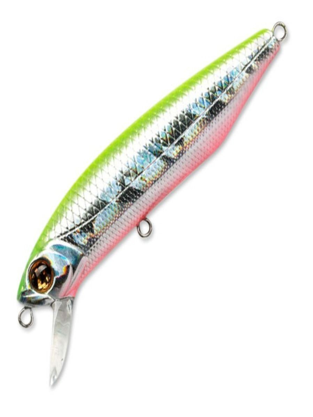 Воблер для рыбалки Pontoon21 Dexter Minnow 71S-SR, A62, 71 мм., 9.75 гр., 0.8-1.8м.
