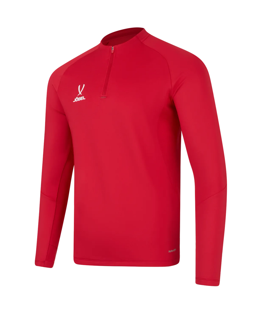 Джемпер тренировочный JÖGEL PREMIER PerFormDRY Training 1/4 Zip Top, красный