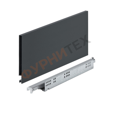 Выдвижной ящик Matrix Box Slim A30, антрацит, с доводчиком, 175х500мм