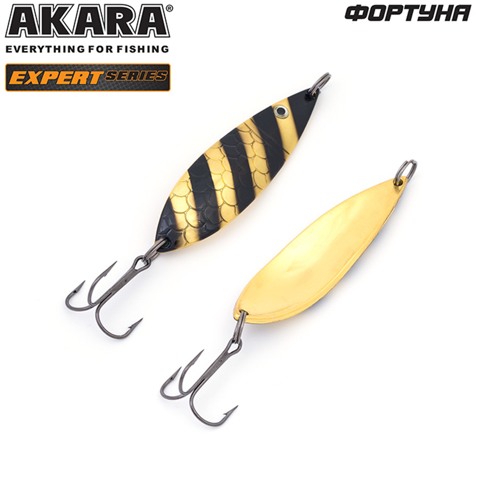 Блесна колебалка Akara Expert Фортуна 80 мм 24 гр. 14/GO