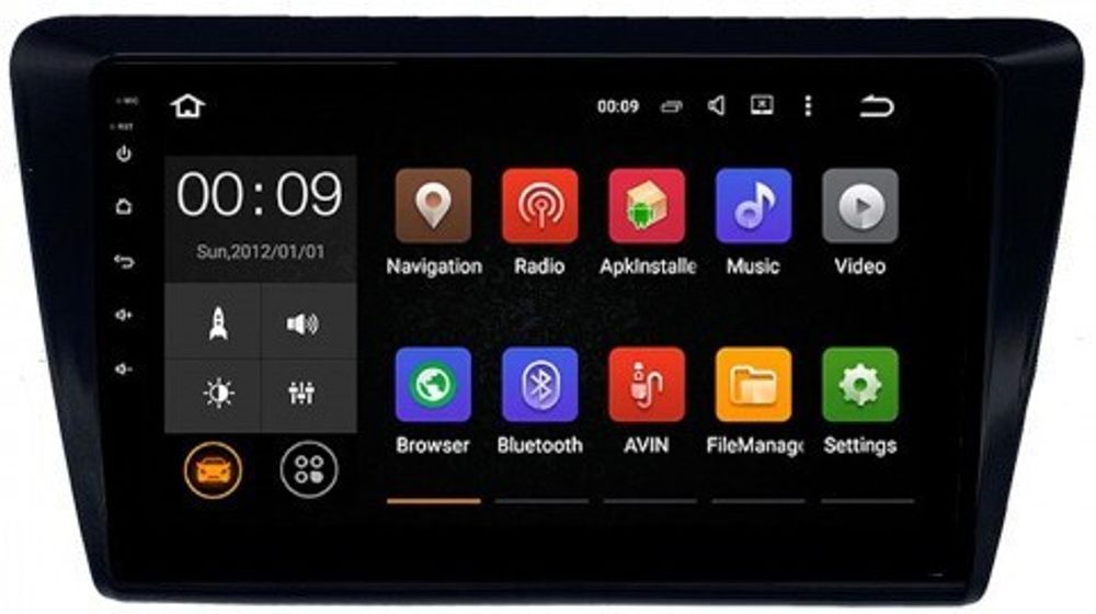 Магнитола для Skoda Rapid 2012-2020 - Airok RX-3207 Android 13, Быстрая, SIM-слот