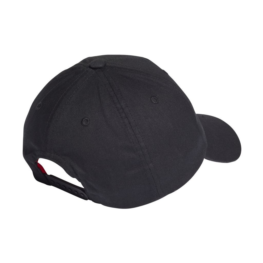 Кепка теннисная Adidas Badge of Sport Cap - black/vivid red
