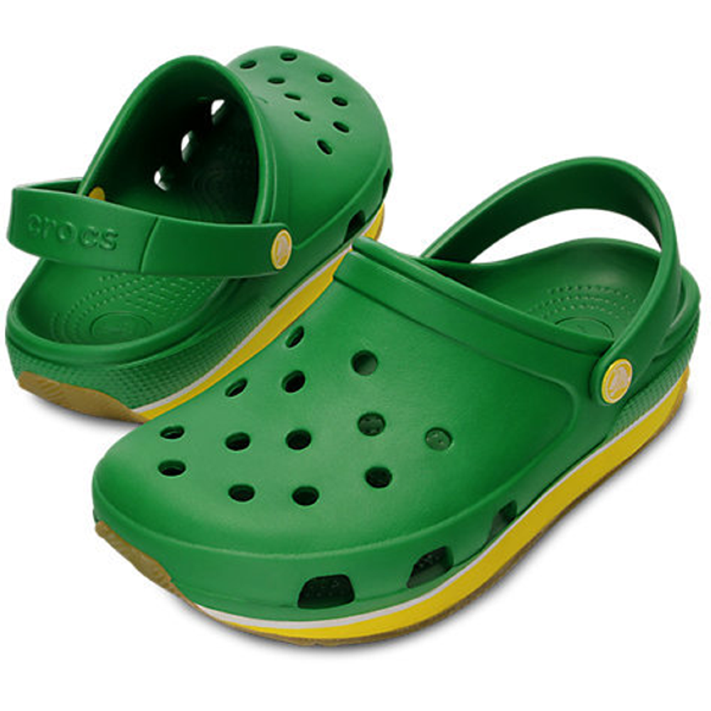 Сабо Crocs Retro Clog Kelly Green / Yellow