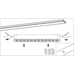 13002-9.3-001UR magnetic LED12W BK CCT+SMART Reluce Technical, LED