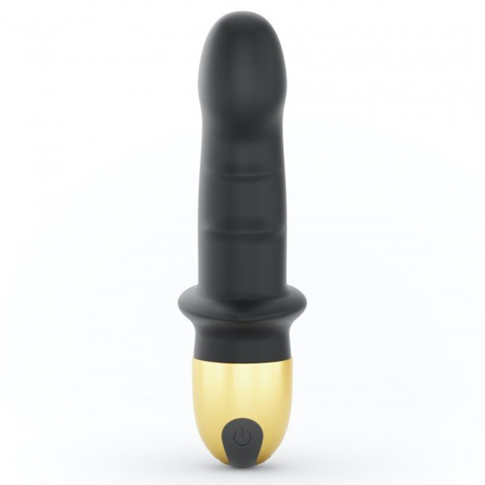 Черный вибратор Mini Lover Black 2.0 - 16,5 см. (Цвет: черный)