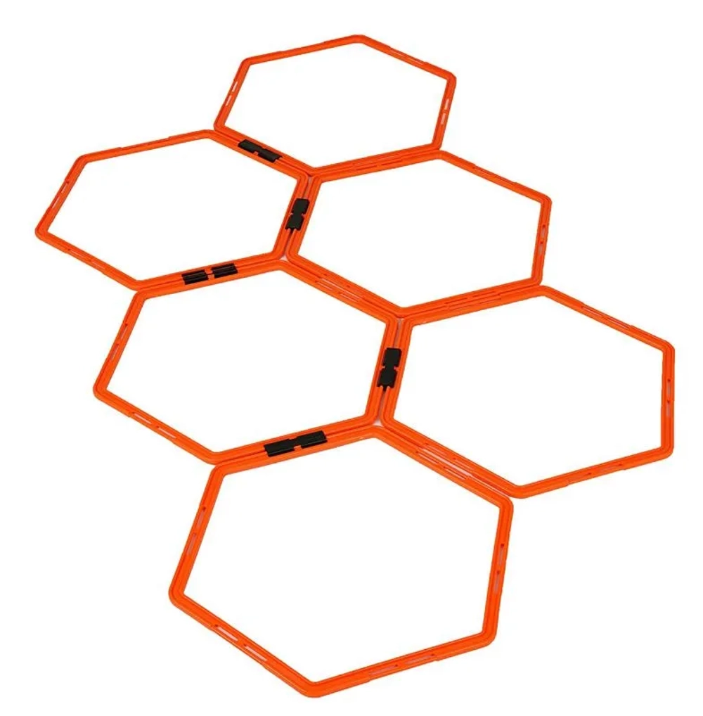 Тренировочный гаджет Yakimasport Hexa Hoops Set 6P - orange