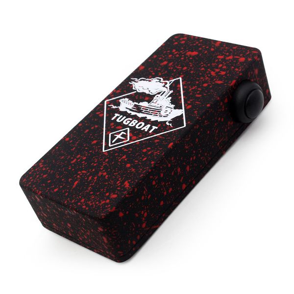 Цена на Мехмод Tugboat box mod kit Черный с красным Купить Мехмод Tugboat box mod kit Черный с красным