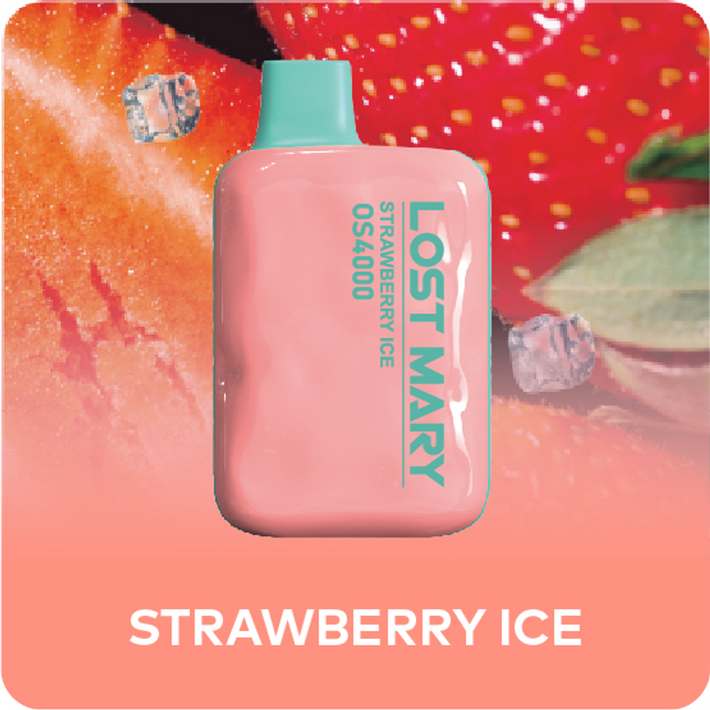Lost Mary OS4000 - Strawberry Ice (5% nic)