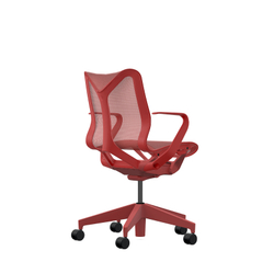 Кресло Herman Miller Cosm, низкая спинка, цвет Canyon, нерегулируемые подлокотники