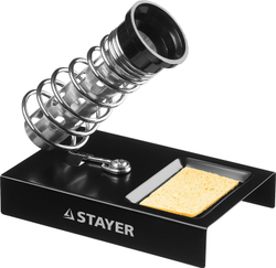 STAYER MAXTerm, стальная штампованная подставка для паяльников (55318)