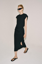 ПЛАТЬЕ МИДИ СО СБОРКАМИ — ZW COLLECTION — ZARA
