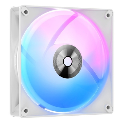 Вентилятор для корпуса Ocypus Delta F12 WH ARGB, 120x120x25mm, 4-PIN PWM, 500-2000 RPM, 29 DBA