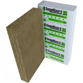 Плита звукопоглощающая SoundGuard Basalt 50 1200х600х50 мм 4 шт. (2,88 м2)