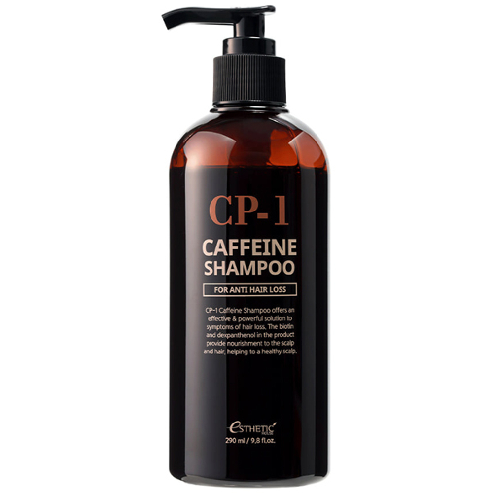 Шампунь с кофеином и биотином от выпадения волос Esthetic House CP-1 Caffeine Shampoo, 290мл