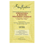 SheaMoisture, ямайское черное касторовое масло, маска для укрепления и восстановления волос, 57 г (2 унции)
