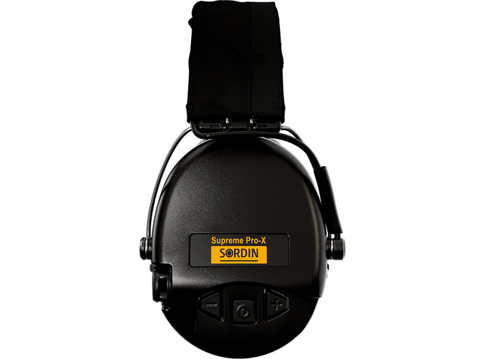 Наушники активные Sordin (MSA) Supreme Pro-X LED GEL, чёрные (SOR75302-X-13-S)