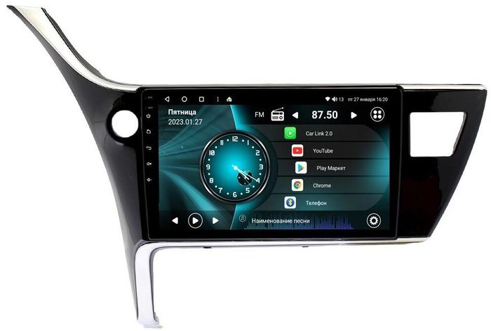 Магнитола для Toyota Corolla E180 2016-2019 (Китай) - VaycarVA77-3307 на Android 13, Быстрая, 4G SIM-слот