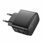 Зарядное сетевое (быстрая зарядка PD+QC3.0) 3А 30W чёрный