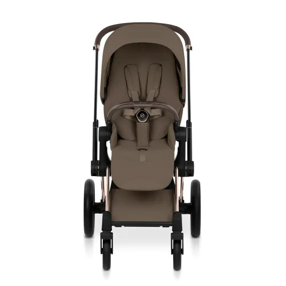 Детская коляска Cybex Priam V Style 2 в 1 Coconut Brown шасси Rosegold