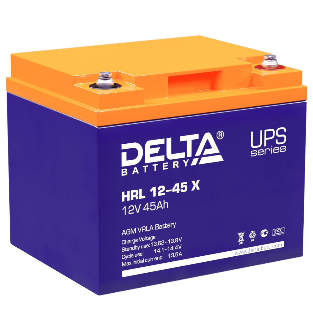 Аккумулятор DELTA HRL 12-180 X | 180 Ач | 12В AGM