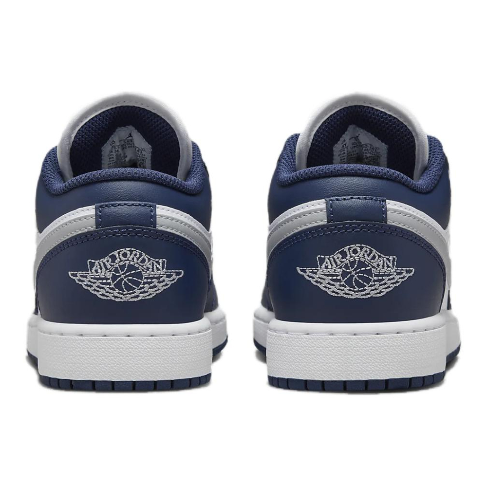 Jordan Air Jordan 1 Low top Basketball Shoes Gray Blue Unisex
