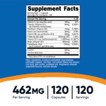 Nutricost, комплекс витаминов группы B, 120 капсул