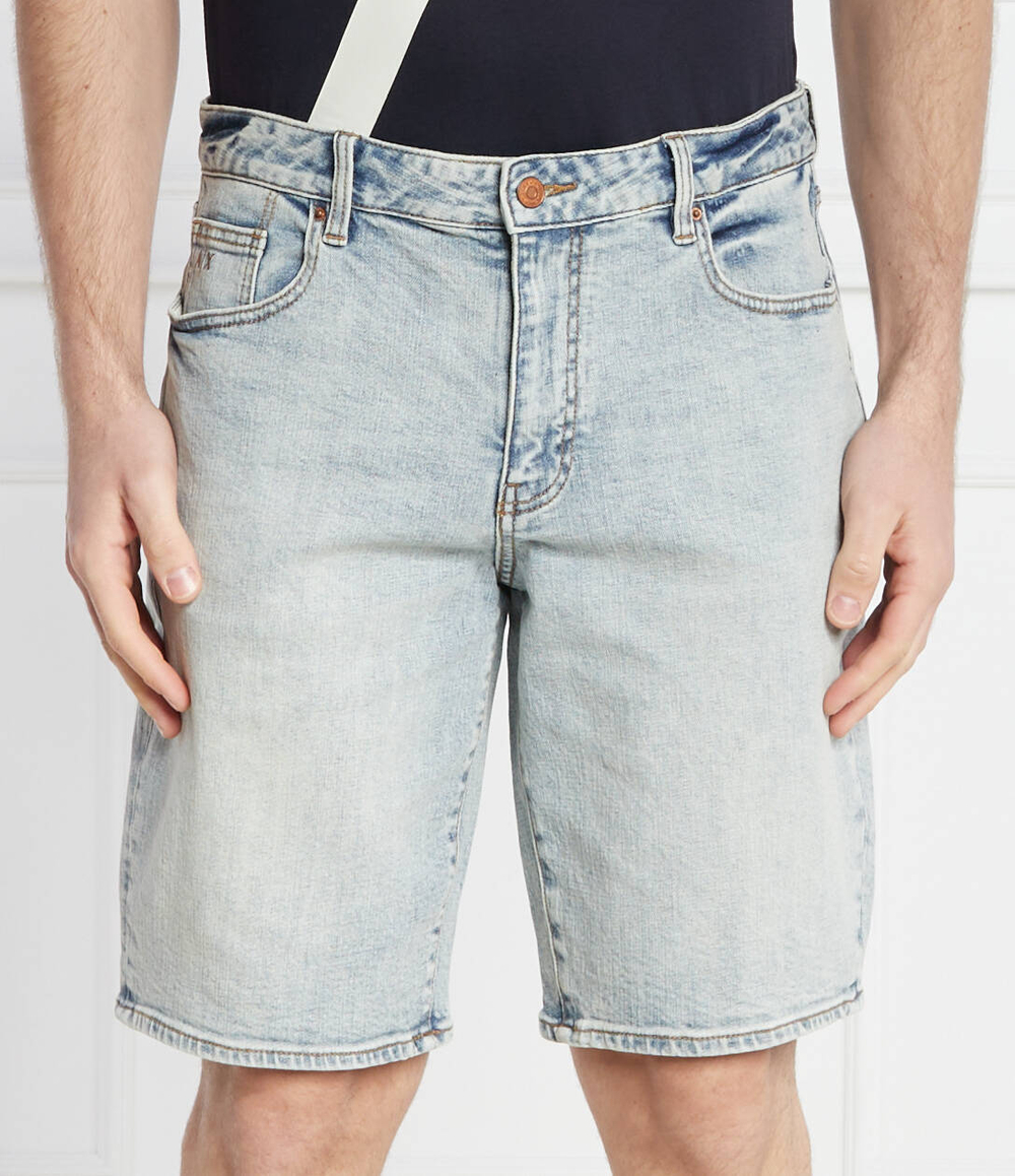 Джинсовые шорты Armani Exchange - голубой(3DZJ65 Z1XLZ)