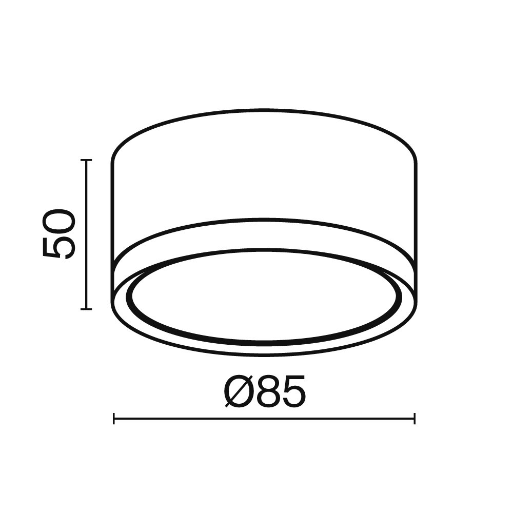Накладной светильник Maytoni Hoop C086CL-GX53-SRD-BG