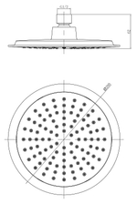 Душевая лейка LEMARK LM8033C для верхнего душа 1-функциональная