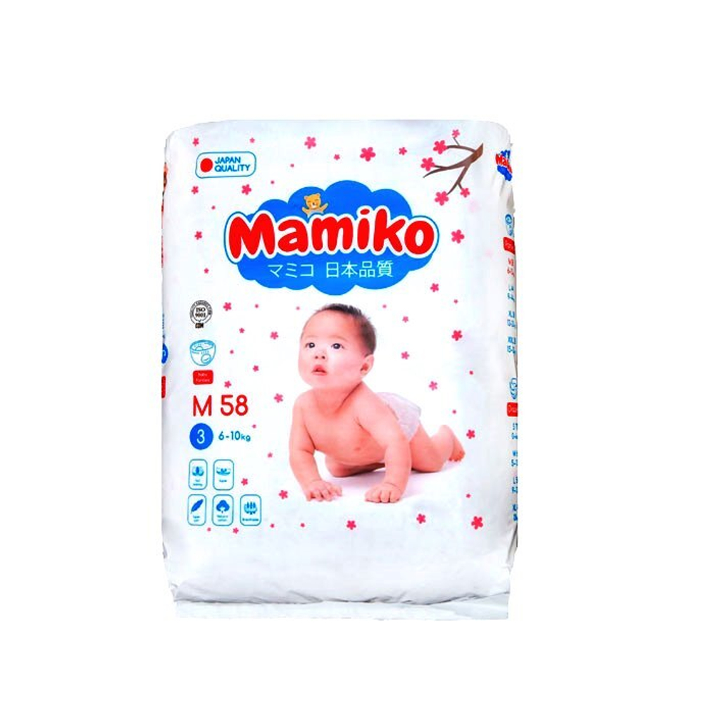 Трусики Mamiko М (6-10 кг) 58 шт