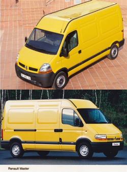 Порог Renault Master 2 бортовой 1998-2010 (1мм)