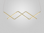 Pendant design lamp  Pipeline by ANDlight (Gold)