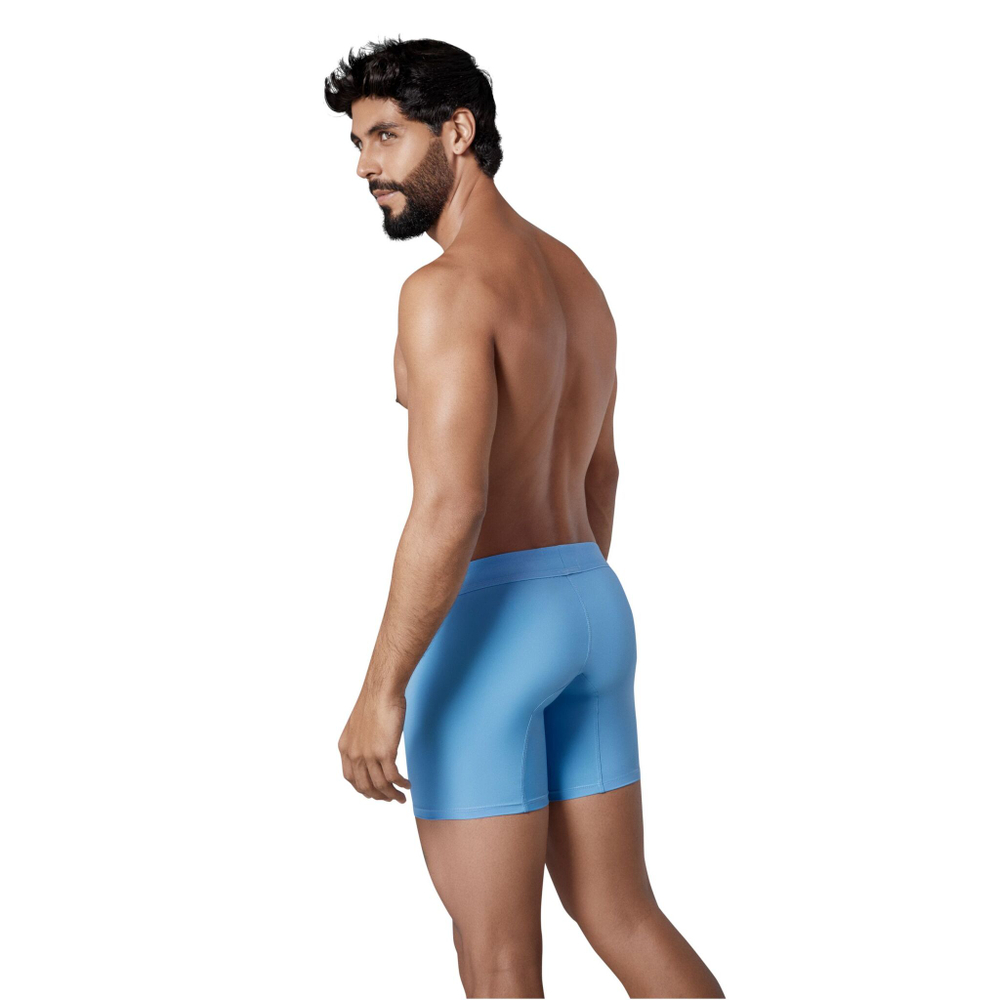 Голубые удлиненные трусы-боксеры Primary Long Boxer (Размер: M) (Цвет: голубой)