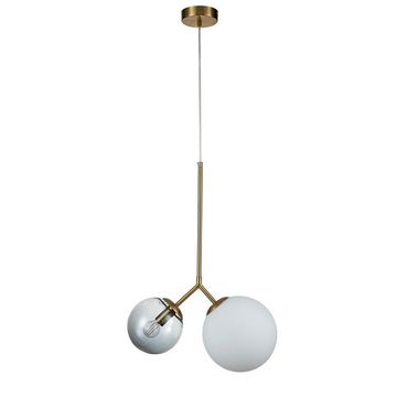 Подвесной светильник 2*E14 V000113 11023/2P Bronze бронзовый Duetto Indigo