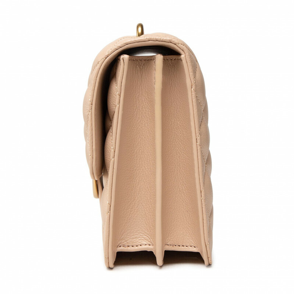 CLASSIC LOVE BAG ICON V QUILT MIX - beige